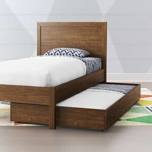 Hardwood single bed with smooth-gliding drawer – durable kids’ bed with storage UAE Hardwood single bed with smooth-gliding drawer – durable kids’ bed with storage UAE