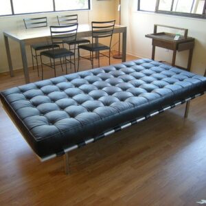 Premium Faux Leather Tufted Daybed – Minimalist Furniture Dubai Premium Faux Leather Tufted Daybed – Minimalist Furniture Dubai