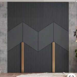 Customizable wooden wardrobe with multiple color finishes and handle designs Customizable wooden wardrobe with multiple color finishes and handle designs