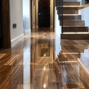 Premium Belgium wood laminate flooring per sq meter AED 110 UAE