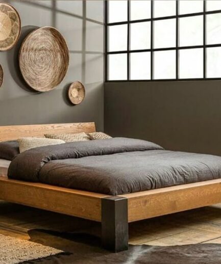 Traditional Wooden (headboard) Bed