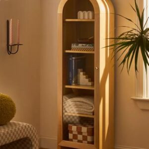 Close-up of durable materials and clean lines of Nexa tall cabinet Close-up of durable materials and clean lines of Nexa tall cabinet