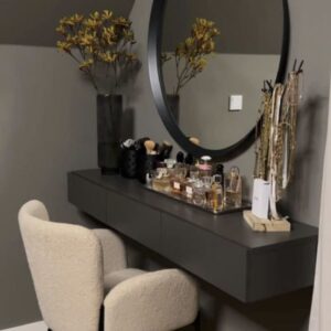 Compact bedroom vanity unit with customizable drawers UAE