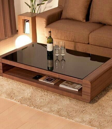 Nura Dual-Layer Minimalist Center Table