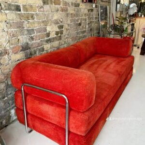 Low-profile modular sofa in multiple colors Low-profile modular sofa in multiple colors