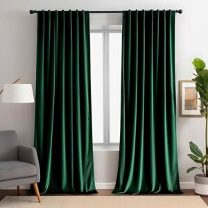 Custom-sized velvet drapes with superior blackout