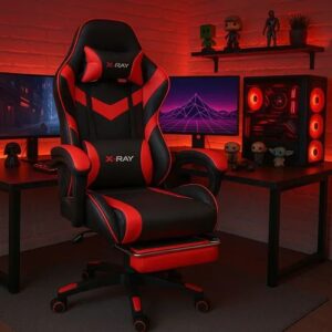 Luxury gaming chair with customizable colors