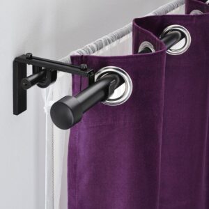 Smooth glide grommet curtain rod with chrome finish Smooth glide grommet curtain rod with chrome finish