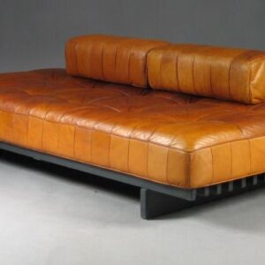 Sleek modern lounger with plush cushioned seat