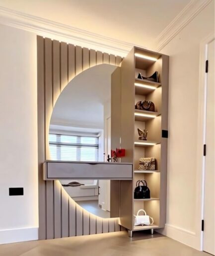 Nova Half-Moon Vanity Wall Unit