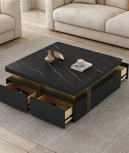 Raya Quad-Drawer Center Table