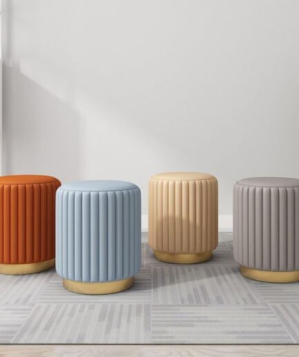 Vault Ottoman Storage Stool