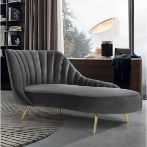 Premium velvet sofa with plush seating