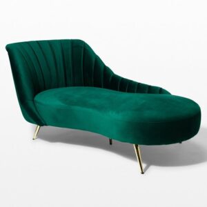 Premium velvet sofa with plush seating