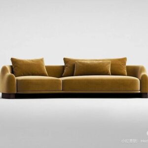 Classic Comfort 3-Seater Sofa – Solid Wood & Custom Upholstery Dubai UAE