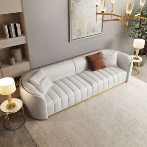 Metro Curve Sofa Collection in modern living room