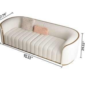 Metro Curve Sofa Collection in modern living room