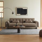 Modern Upholstered Sofa – 3-Seater Living Room Abu Dhabi