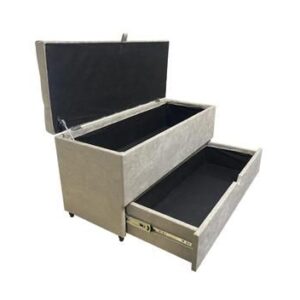 ModBench Luxe Storage Bench – Tufted Seat & Drawer Dubai UAE