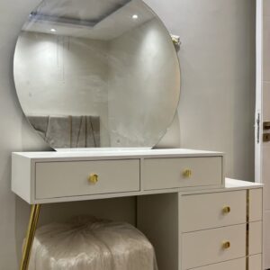 Top surface of Modivana dresser with mirror placement option Top surface of Modivana dresser with mirror placement option