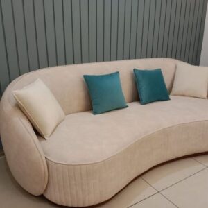 Luxury crescent-shaped sofa for lounge or office Luxury crescent-shaped sofa for lounge or office