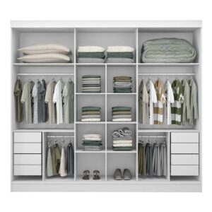 Designer multi-compartment closet with LED lighting UAE Designer multi-compartment closet with LED lighting UAE