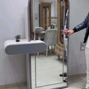 Miraggio Vault Dresser with full-size mirror and hidden cabinet UAE