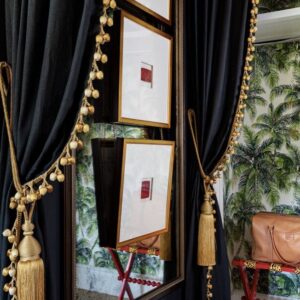 Majestica Royal Drapes luxury curtains with embroidery by meter UAE