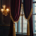 Majestica Royal Drapes luxury curtains with embroidery by meter UAE