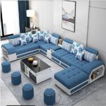 ModUrban Luxe U-Shaped Modular Sofa Set in modern living room