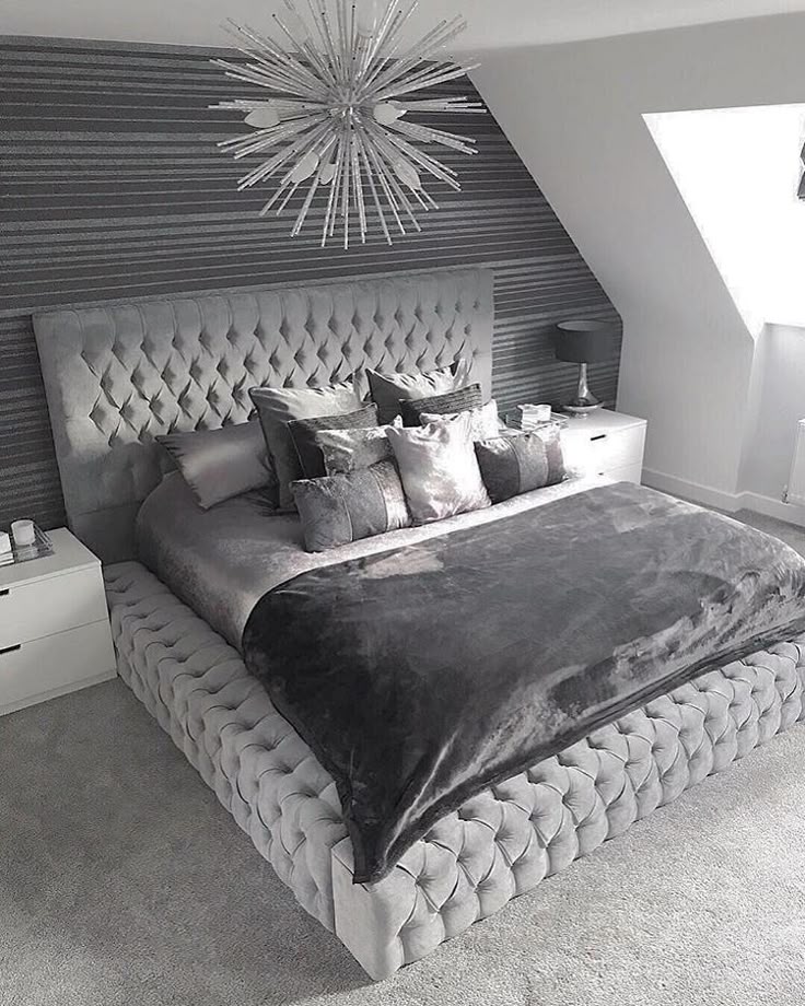 King Size Monarch Velvet Bed – Elegant Bedroom Furniture UAE King Size Monarch Velvet Bed – Elegant Bedroom Furniture UAE