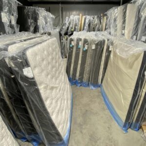 High-density foam and spring mattress for back support