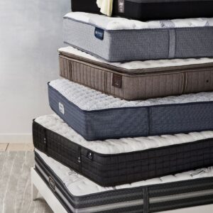 High-density foam and spring mattress for back support