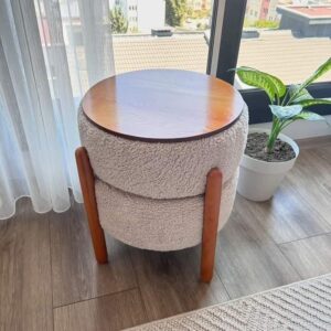 Turno Stool – reversible cushioned and wooden top