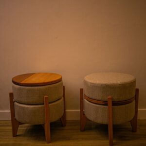Turno Stool – reversible cushioned and wooden top