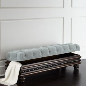 HueRest™ Multi-Tone Bed Bench – Cushioned Seat & Hidden Storage Dubai UAE