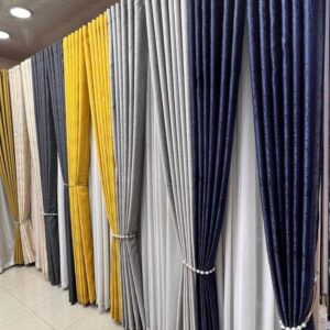 Velvora™ Premium Velvet Curtains in luxurious living room setting