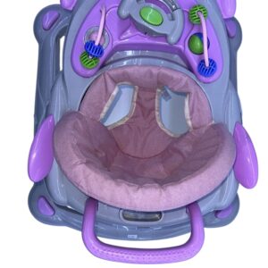 CozyCruise 2-in-1 Baby Walker UAE in Pink and Grey with Toy Tray