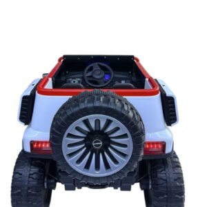 Hummer Style Kids 4x4 Ride-On Jeep Red