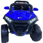 Kids Electric Jeep Ride-On Car with 6V Dual Batteries, 2 Motors, Remote Control, Lights and Music