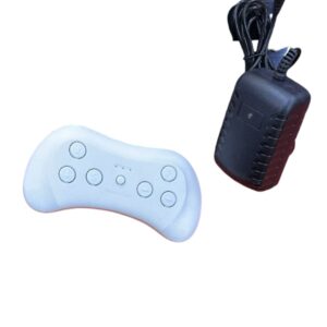 Red LamboRacer kids electric ride-on car with dual 6V battery, remote control, seatbelt, lights, and music Red LamboRacer kids electric ride-on car with dual 6V battery, remote control, seatbelt, lights, and music