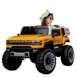 Hummer Style Kids 4x4 Ride-On Jeep Red