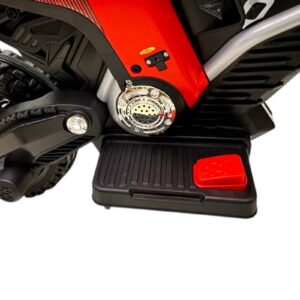 Kids E-Bike 12V with 13 Inch Plastic Tyres, Foot Accelerator Auto-Brake, Training Wheels, Bluetooth Music Kids E-Bike 12V with 13 Inch Plastic Tyres, Foot Accelerator Auto-Brake, Training Wheels, Bluetooth Music