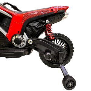 Kids E-Bike 12V with 13 Inch Plastic Tyres, Foot Accelerator Auto-Brake, Training Wheels, Bluetooth Music Kids E-Bike 12V with 13 Inch Plastic Tyres, Foot Accelerator Auto-Brake, Training Wheels, Bluetooth Music