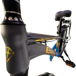 20 Inch Bicycle with Steel Frame, Wire Rim, Rider Seat and Carrier, Mud Guards, Dual Disc Brakes, Rear Reflector Light 20 Inch Bicycle with Steel Frame, Wire Rim, Rider Seat and Carrier, Mud Guards, Dual Disc Brakes, Rear Reflector Light