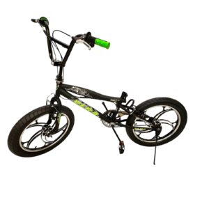 20 Inch BMX Freestyle Bicycle Black with Alloy Mag Wheel and V-Brake