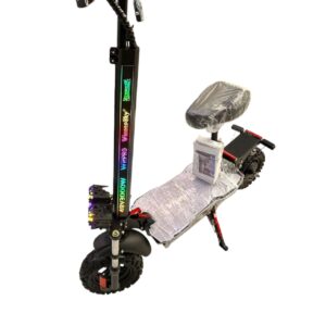 Adult E-Scooter with 48V Battery, 75 km/h Speed, Dual Suspension, Anti-Theft Alarm, Dual Disc Brake