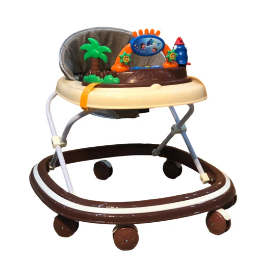 Woodland Steps Baby Walker in Brown with Tree Toy Tray – Almas Furniture UAE Woodland Steps Baby Walker in Brown with Tree Toy Tray – Almas Furniture UAE