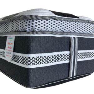 Luxury Bonnell Spring Mattress with velvet touch fabric