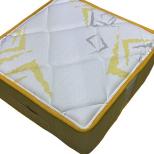 Medium firm foam and pocket spring mattress side view